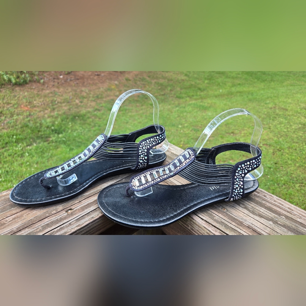 Madden Girl Jeweled Sandals Size 10 - Picture 2 of 5